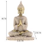 Mini Boeddha Beeld - Decor Miniatuur Ornament Zandsteen, Maison & Meubles, Verzenden