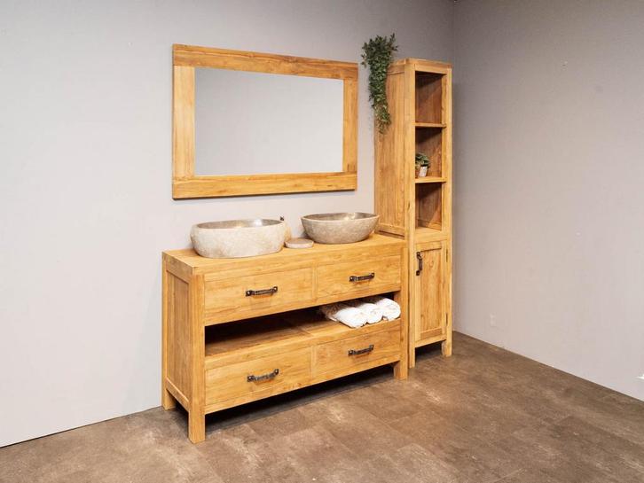 Compleet 2 persoons Badkamermeubelset 140cm, Huis en Inrichting, Badkamer | Complete badkamers, Nieuw, Ophalen of Verzenden