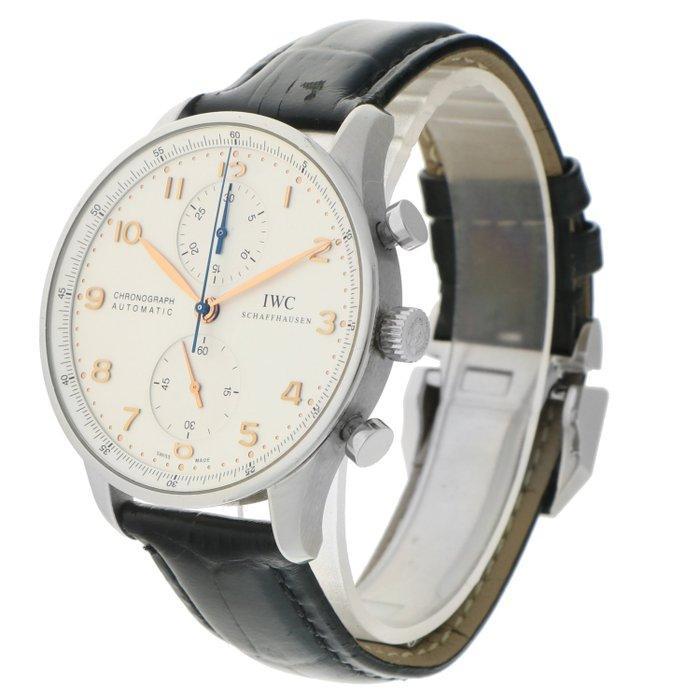 IWC - Portuguese Chronograph - IW371445 - Homme - 2000-2010, Handtassen en Accessoires, Horloges | Heren