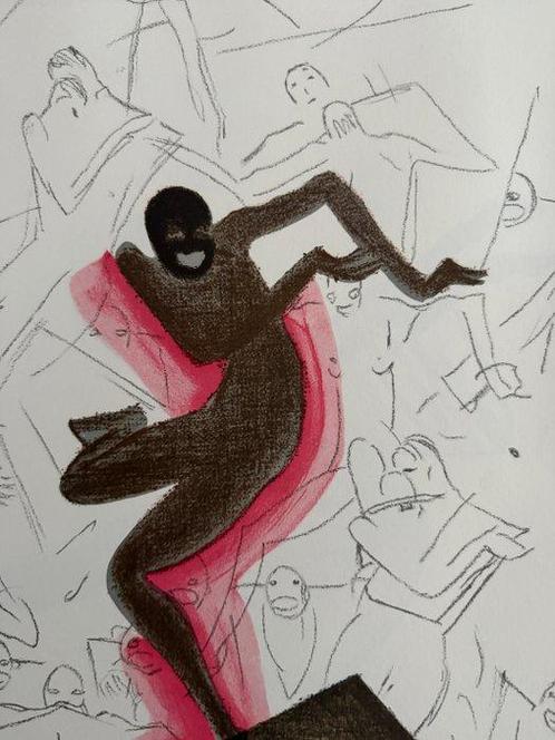 Jean Coulin (1822-1883) - Danseur noir, Antiek en Kunst, Antiek | Overige Antiek