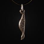 Viking periode Zilver Odin Raven hoofd amulet hanger,