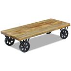 vidaXL Table basse en bois de manguier 120 x 60 x 30 cm, Maison & Meubles, Tables | Tables de salon, Neuf, Verzenden