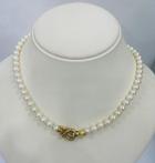 18 carats Or jaune - Collier Perle
