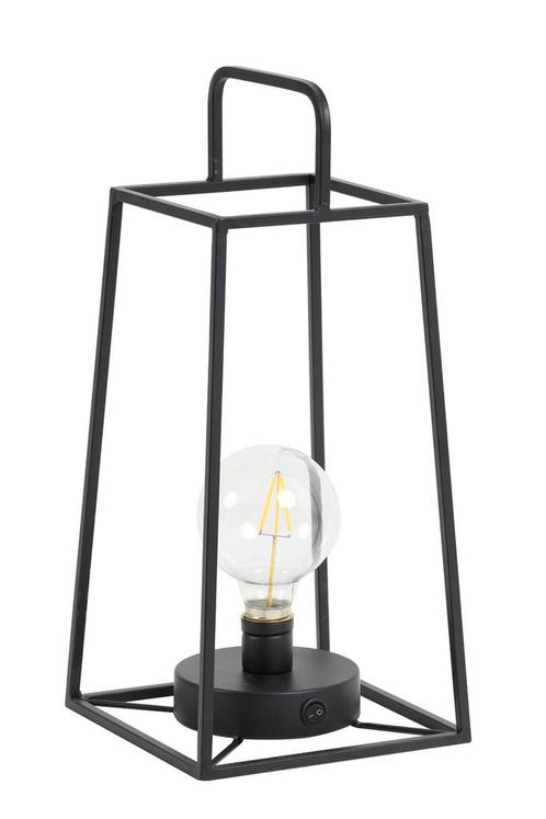 Tafel en bureaulampen Fauve tafellamp mat zwart met lamp, Huis en Inrichting, Lampen | Tafellampen, 50 tot 75 cm, Nieuw, Metaal