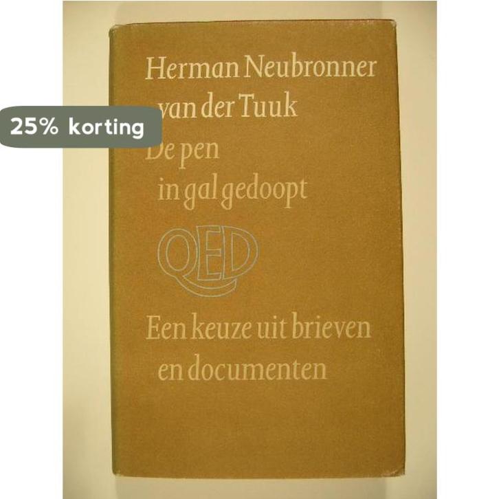 Pen in gal gedoopt 9789021484204 Neubronner Tuuk, Livres, Livres Autre, Envoi