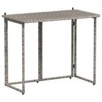 Tuintafel Inklapbaar Grijs - Retour Deal - 40% Korting!, Verzenden, Nieuw, Rechthoekig, Kunststof