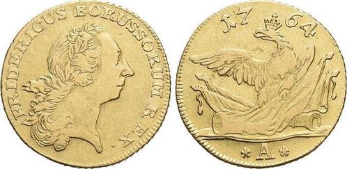 Goud-friedrichsdor 1764 A Brandenburg-Preussen Pruisen..., Postzegels en Munten, Munten en Bankbiljetten | Toebehoren, Verzenden