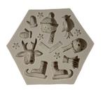 Kerst Siliconen Fondant Mal Chocolade Zeep Kaarsen Maken, Verzenden, Nieuw