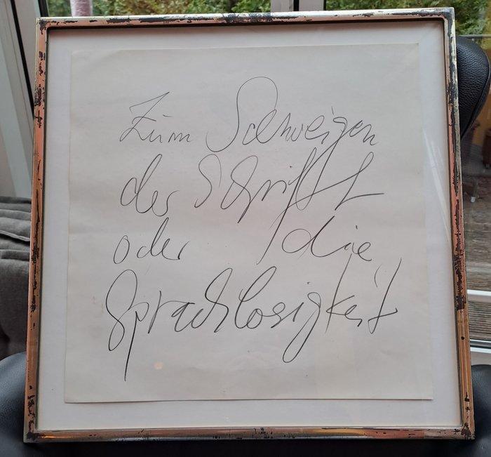 Günther Uecker (1930-2025) - Zum Schweigen der Schrift oder, Antiek en Kunst, Antiek | Overige Antiek