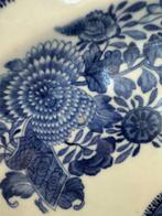Grote blauw-witte schotel, Fitzhugh-ontwerp - Porselein -, Antiek en Kunst