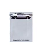 1984 ALPINE A310 V6 BROCHURE FRANS, Nieuw