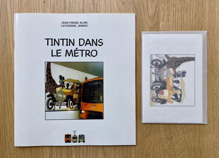 Tintin - Tintin dans le Métro + dédicace + pochette de 6, Livres, BD