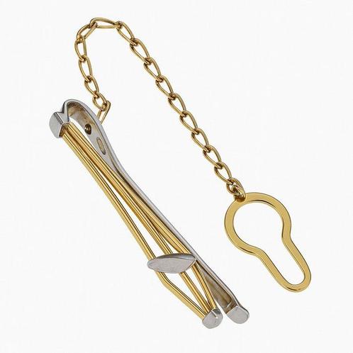 Dasspeld - 18 karaat Geel goud, Witgoud, Handtassen en Accessoires, Antieke sieraden