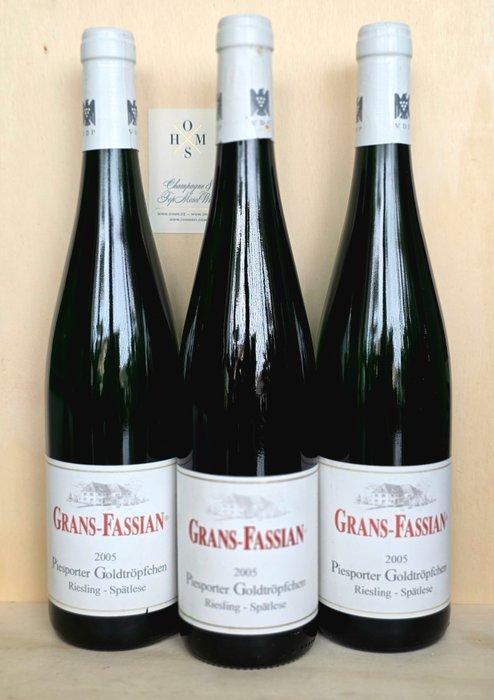 2005 Grans-Fassian Piesporter Goldtröpfchen Riesling - Mosel, Verzamelen, Wijnen