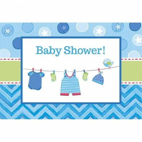 Geboorte Uitnodigingen Baby Shower Jongen 8st, Hobby & Loisirs créatifs, Articles de fête, Envoi