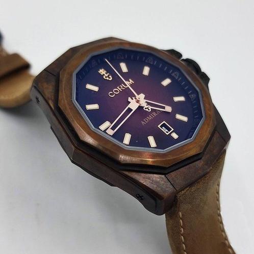 Corum - Admiral’s Cup Bronze - A082/04208 - Heren - 2020+, Handtassen en Accessoires, Horloges | Heren
