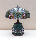 Lampe - Style Tiffany - Libellule - Vitrail, Antiquités & Art, Curiosités & Brocante