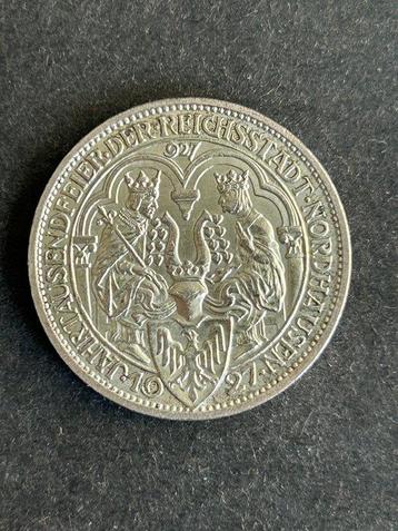 Duitsland. 3 Reichsmark 1927 (Zonder Minimumprijs) beschikbaar voor biedingen
