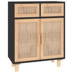 Dressoir Zwart Grenen | Retour Deal | -40%, Verzenden, Nieuw, 25 tot 50 cm, 50 tot 100 cm
