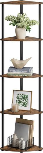 Songmics - hoekrek met 5 niveaus - 139 cm hoog - staande, Huis en Inrichting, Kasten | Overige, Verzenden, Nieuw