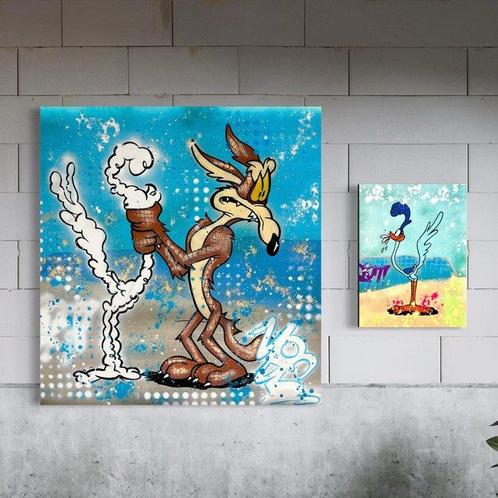 Moabit - Wile E. Coyote and the Road Runner X Close Call, Antiek en Kunst, Kunst | Schilderijen | Modern