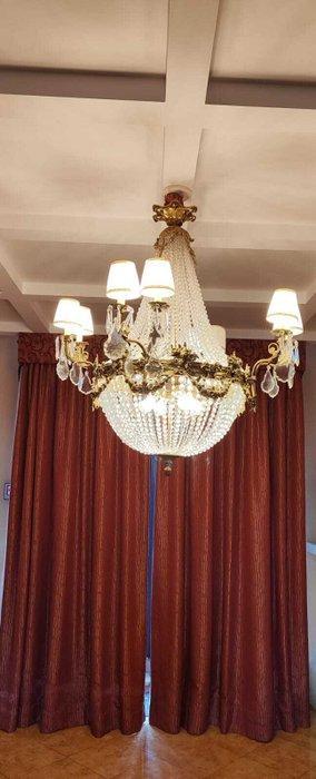 Plafondlamp (6) - Glas, Kristal, Legering, Antiek en Kunst, Curiosa en Brocante