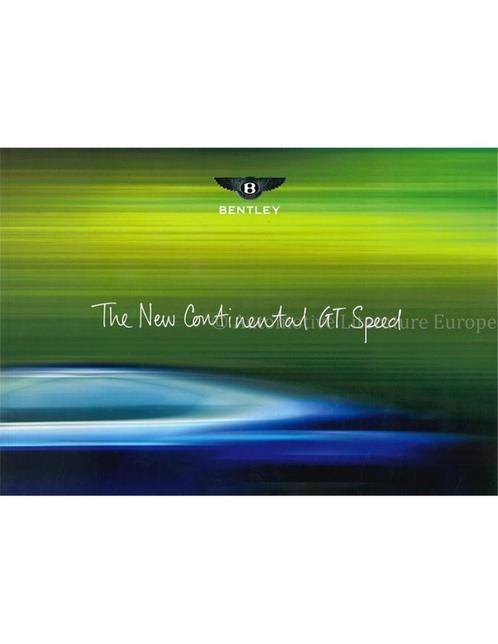 2012 BENTLEY CONTINENTAL GT SPEED BROCHURE ENGELS, Livres, Autos | Brochures & Magazines