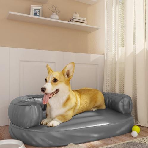 vidaXL Hondenmand met ergonomisch schuim 75x53 cm kunstleer, Dieren en Toebehoren, Honden-accessoires, Nieuw, Verzenden