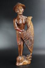 Sculptuur van een Visser, 48 cm - Bali - Indonesië  (Zonder