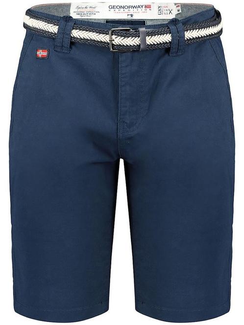 Geographical Norway Chino Bermuda Pablito Navy, Vêtements | Hommes, Pantalons, Envoi