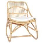 vidaXL Chaise en rotin Lin