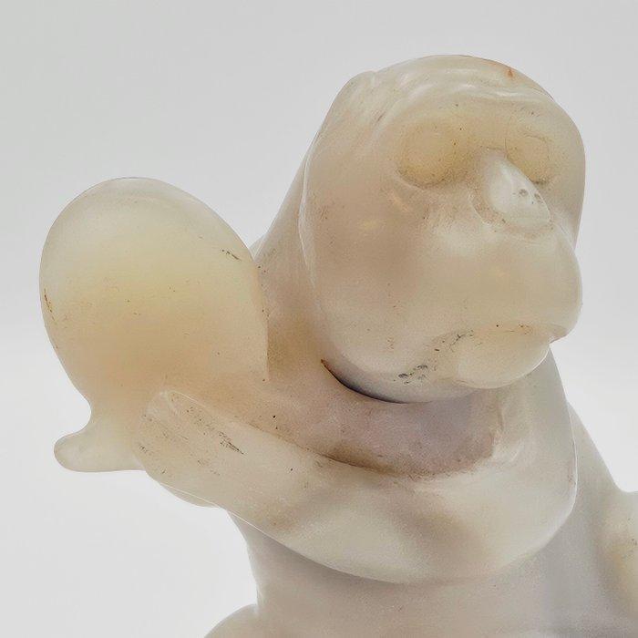 Tibetaans/Nepalees agaat Belangrijk aap talisman, symbool, Antiek en Kunst, Antiek | Overige Antiek