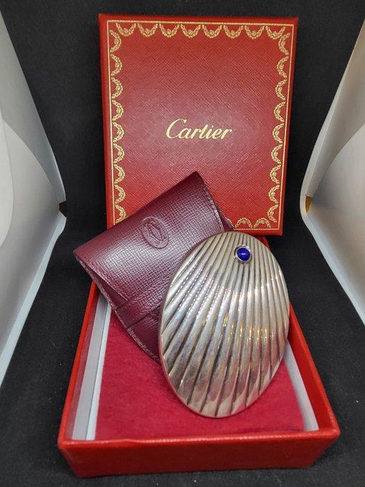 Cartier - Handspiegel - Zilver - Cartier zilveren spiegel, Antiek en Kunst, Antiek | Zilver en Goud