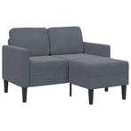 vidaXL 2-zitsbank met ligstoel L-vormig 125 cm fluweel, Verzenden, Nieuw