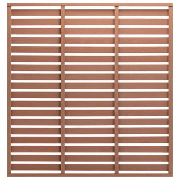 Schuttingpaneel 180x180 HKC bruin | Retour Deal 56% beschikbaar voor biedingen