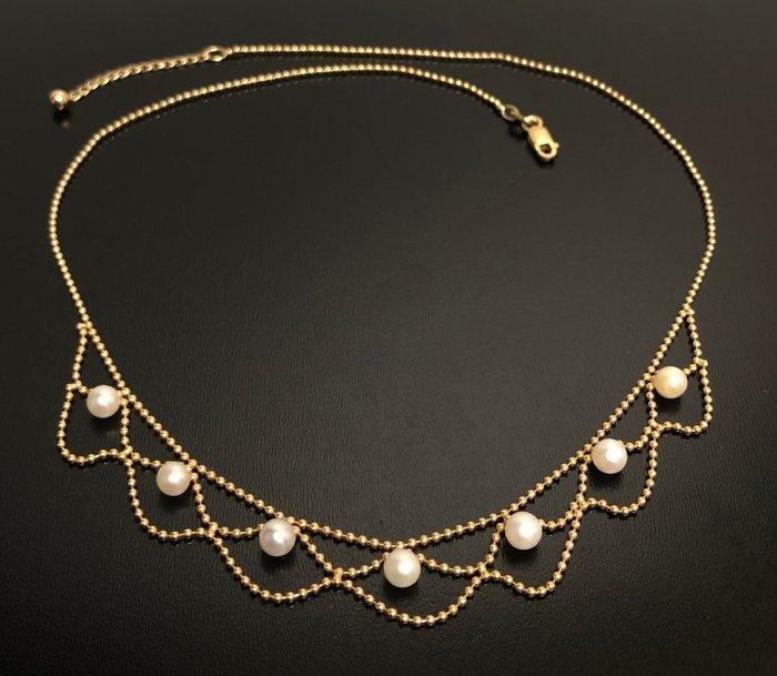 Zonder Minimumprijs - Halsketting - 18 karaat Geel goud, Handtassen en Accessoires, Kettingen