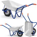Kruiwagen 125L – verzinkt staal – tot 120 kg - massief w, Ophalen of Verzenden, Nieuw