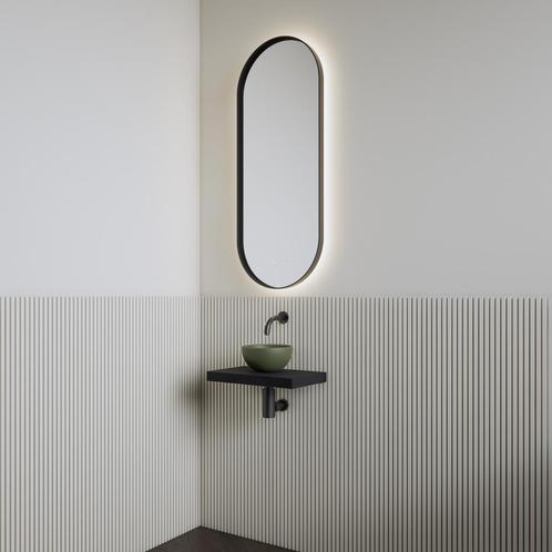 Fonteinset | BWS Leto | Planchet Black Veneer | Waskom Mat, Doe-het-zelf en Bouw, Sanitair, Overige typen, Nieuw, Ophalen of Verzenden