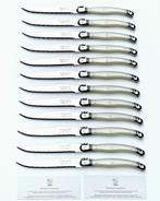 Laguiole - 12x Steak Knives - Pearl - style de -