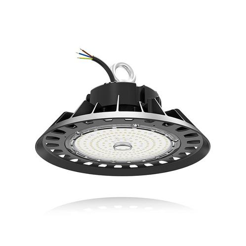 IP65 LED HIGH BAY 150 Watt 4000K 1-10V Dimbaar Zwart, Tuin en Terras, Buitenverlichting, Nieuw, Led, Netvoeding, Verzenden
