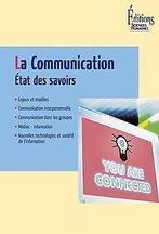 Communication : Etat des savoirs  Cabin, Philippe, Do..., Cabin, Philippe, Dortier, Jean-François, Verzenden