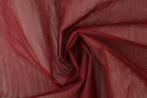 10 meter brandvertragende tule 300cm breed - Bordeaux rood, Hobby en Vrije tijd, Verzenden, 120 cm of meer, Polyester, Rood