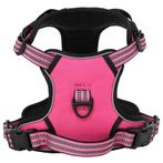 vidaXL Hondentuigje met riem en halsband verstelbaar M roze, Dieren en Toebehoren, Verzenden, Nieuw