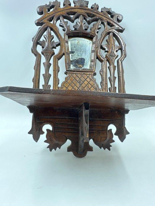 Plank - Hout - Tablette Gothique, Antiek en Kunst, Curiosa en Brocante