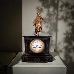 Pendule - Marmer, Zinklegering - 1900-1910, Antiek en Kunst, Antiek | Klokken