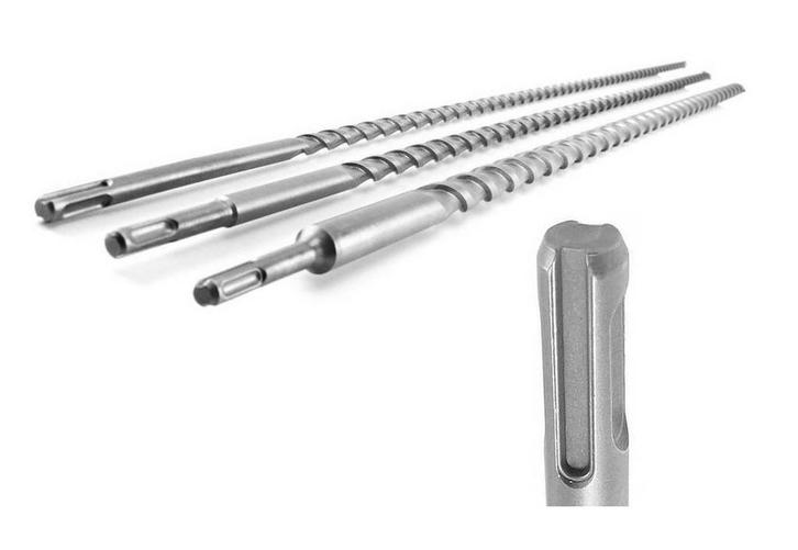 Set van 3 extra lange (1m) SDS-plus betonboren (12, 16 en 2, Doe-het-zelf en Bouw, Gereedschap | Overige machines, Nieuw, Verzenden