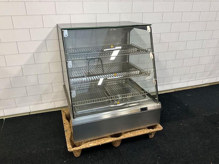 Warmhoudvitrine 2x Gn1/1, Waterlade Achterzijde, Articles professionnels, Horeca | Équipement de cuisine, Enlèvement ou Envoi