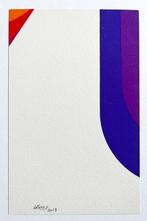 Julio Le Parc (1928) - Unique work - hand signed by the
