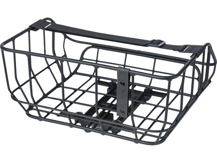 Basil Portland Fietsmand MIK - Achterop - 25 Liter - Zwart, Fietsen en Brommers, Fietsaccessoires | Fietsstoeltjes, Zo goed als nieuw