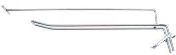 Bgs Technic Wandhaak dubbel 300 x 4,8 mm met draagarm en dwa, Verzenden